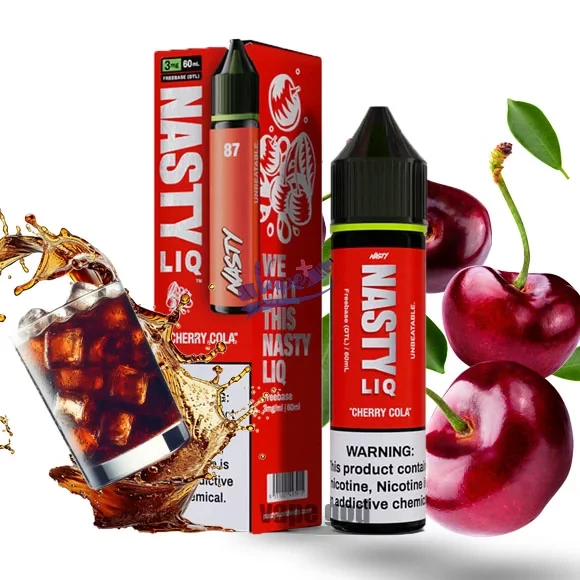 ایجوس نوشابه کولا گیلاس نستی | NASTY LIQ CHERRY COLA