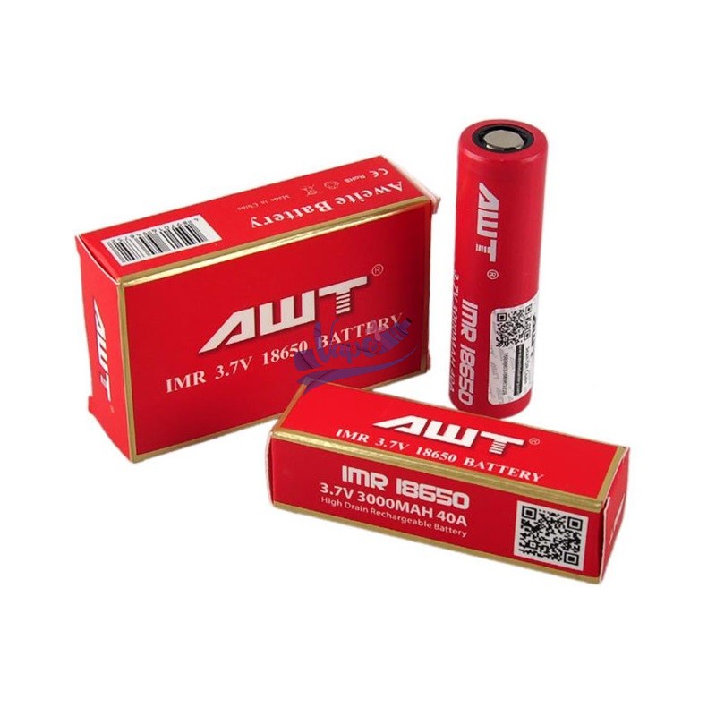 باتری 18650 ای و تی 3000 میلی آمپر (لیتیومی) | AWT Battery 18650 3000mAh - تصویر 2