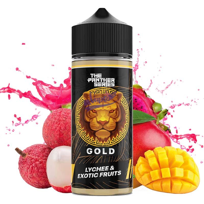 جویس انبه لیچی گوآوا یخ دکتر ویپز | DR.VAPES GOLD PANTHER 60ML - تصویر 2
