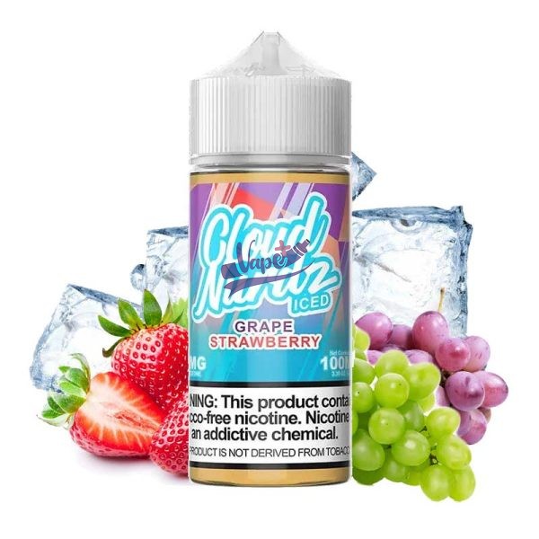 جویس کلود نوردز 100 میل انگور توت فرنگی یخ | CLOUD NURDZ