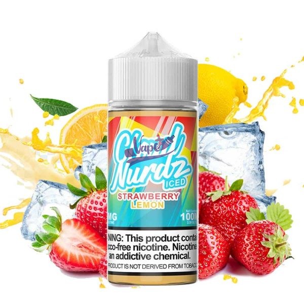 جویس کلود نوردز 100 میل توت فرنگی لیمو یخ | CLOUD NURDZ