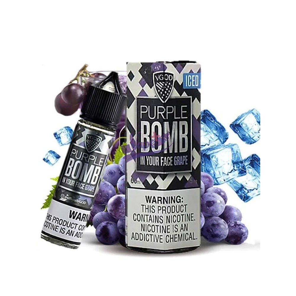 جویس ویگاد بمب انگور یخ | VGOD PURPLE BOMB ICED - تصویر 2