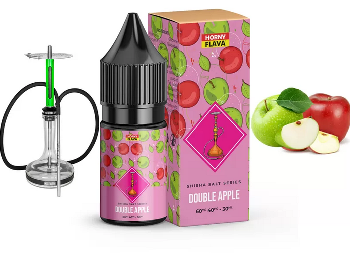 سالت نیکوتین قلیانی دوسیب یخ هورنی | Horny Flava Salt Shisha Double Apple Ice 30ml