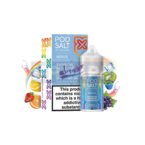 نیکوتین سالت آبنبات میوه‌ای | POD SALT RAINBOW