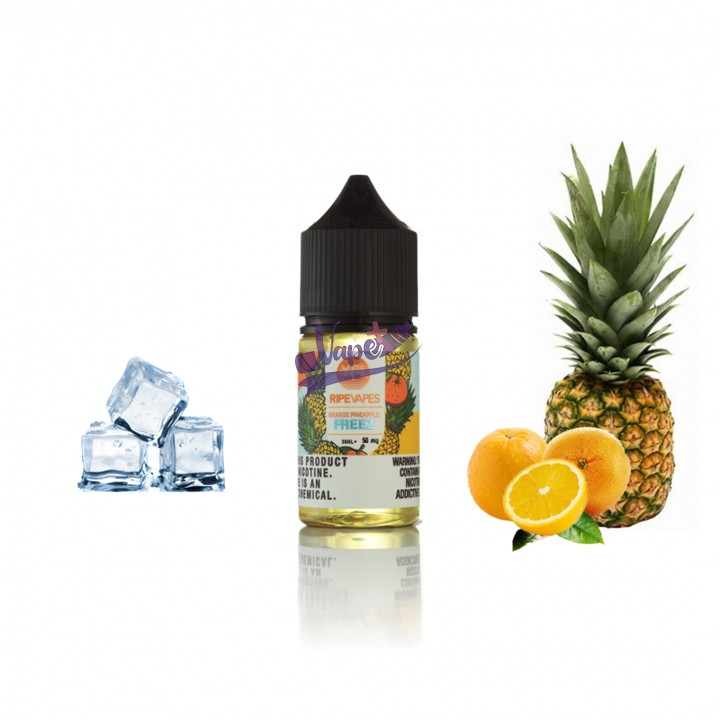 نیکوتین سالت آناناس پرتقال یخ رایپ ویپز | RIPE VAPES ORANGE PINEAPPLE FREEZ - تصویر 2