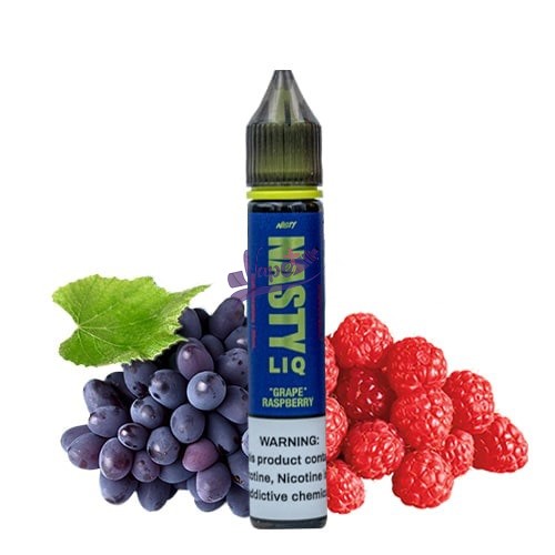 نیکوتین سالت انگور رزبری نستی | Nasty LIQ Grape Raspberry Salt
