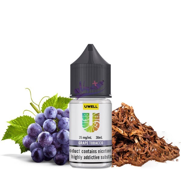 نیکوتین سالت انگور تنباکو یوول | Uwell Grape Tobacco Salt (30ml) - تصویر 2