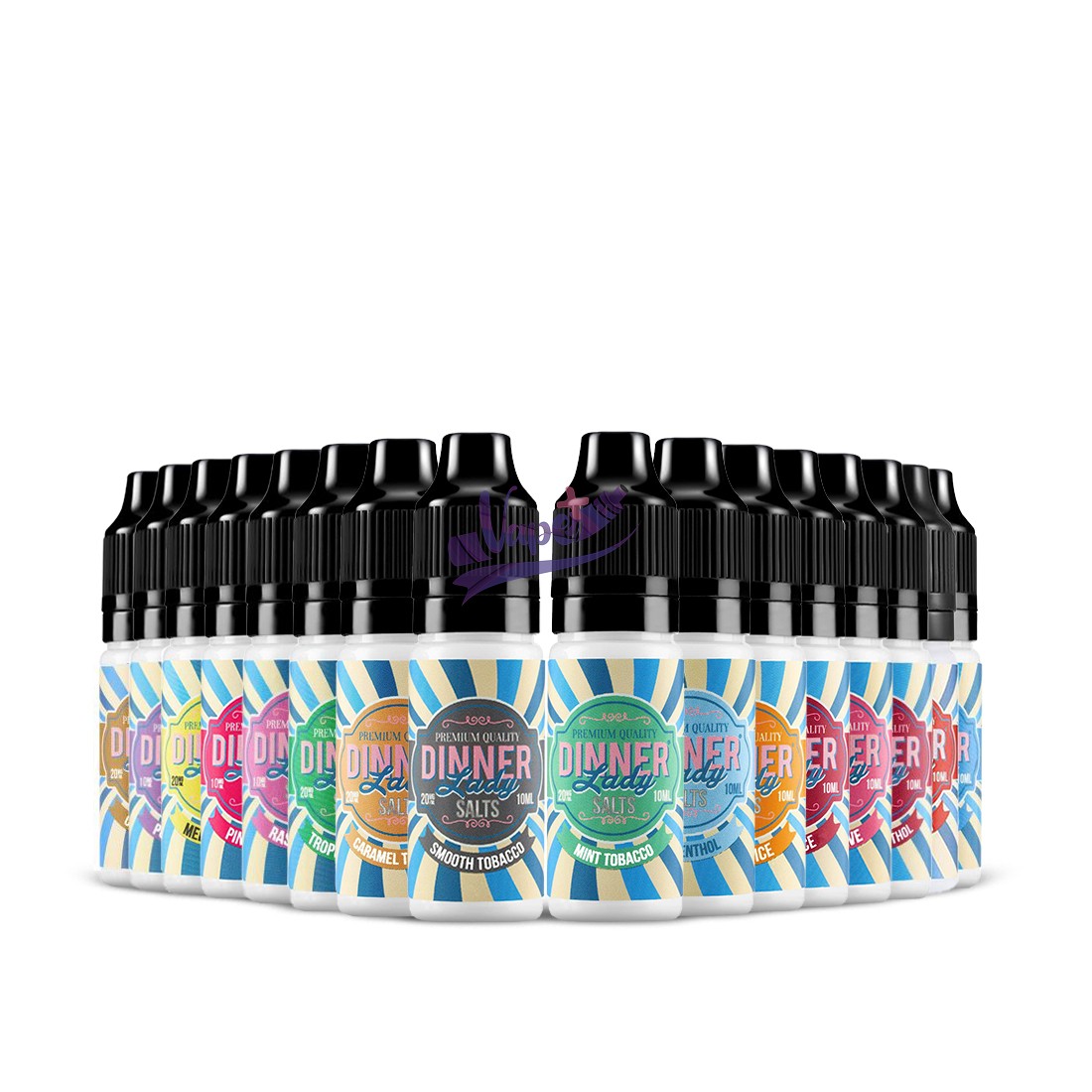 نیکوتین سالت داینر لیدی طعم لیموناد توت فرنگی یخ | Dinner Lady Strawberry Ice Lemonade Salt (30ml) - تصویر 2