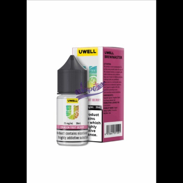 نیکوتین سالت دراگون فروت بری یوول | Uwell Dragon Fruit Berry Salt (30ml) - تصویر 2