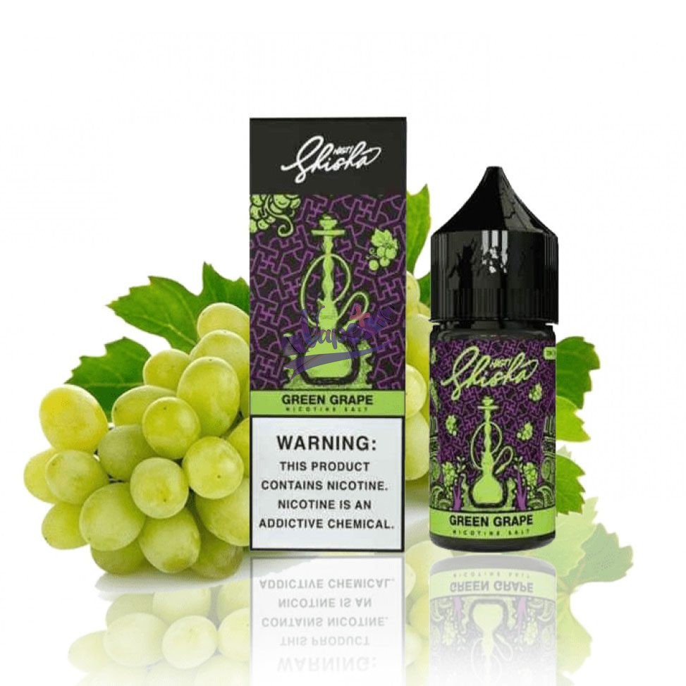 نیکوتین سالت قلیانی انگور سبز نستی | NASTY SHISHA GREEN GRAPE - تصویر 2
