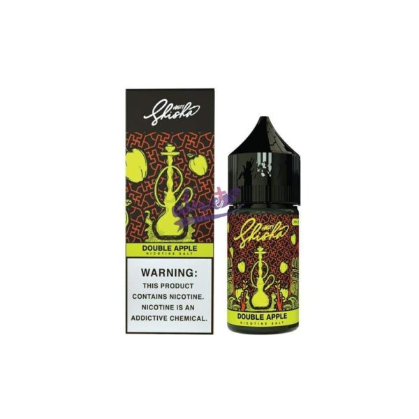 نیکوتین سالت قلیانی دو سیب نستی | Nasty Shisha Double Apple Salt (30ml)