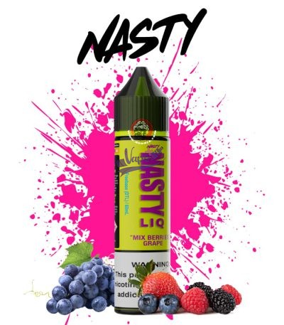 نیکوتین سالت میکس بری انگور نستی | Nasty LIQ Mix Berries Grape Salt