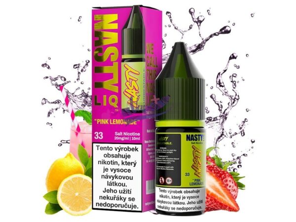 نیکوتین سالت نستی هلو لیموناد ۱۰ میل | SALT NASTY PINK LEMONADE MINI