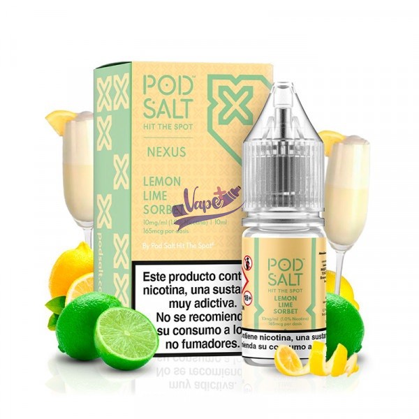 نیکوتین سالت پاد سالت لیمو ترش تمشک ۱۰ میل | Pod Salt Lime Raspberry Grapefruit Salt (10ml) - تصویر 2