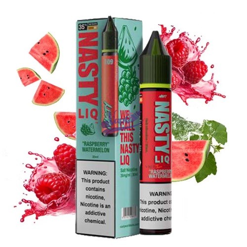 نیکوتین سالت رزبری هندوانه نستی | Nasty LIQ Raspberry Watermelon Salt