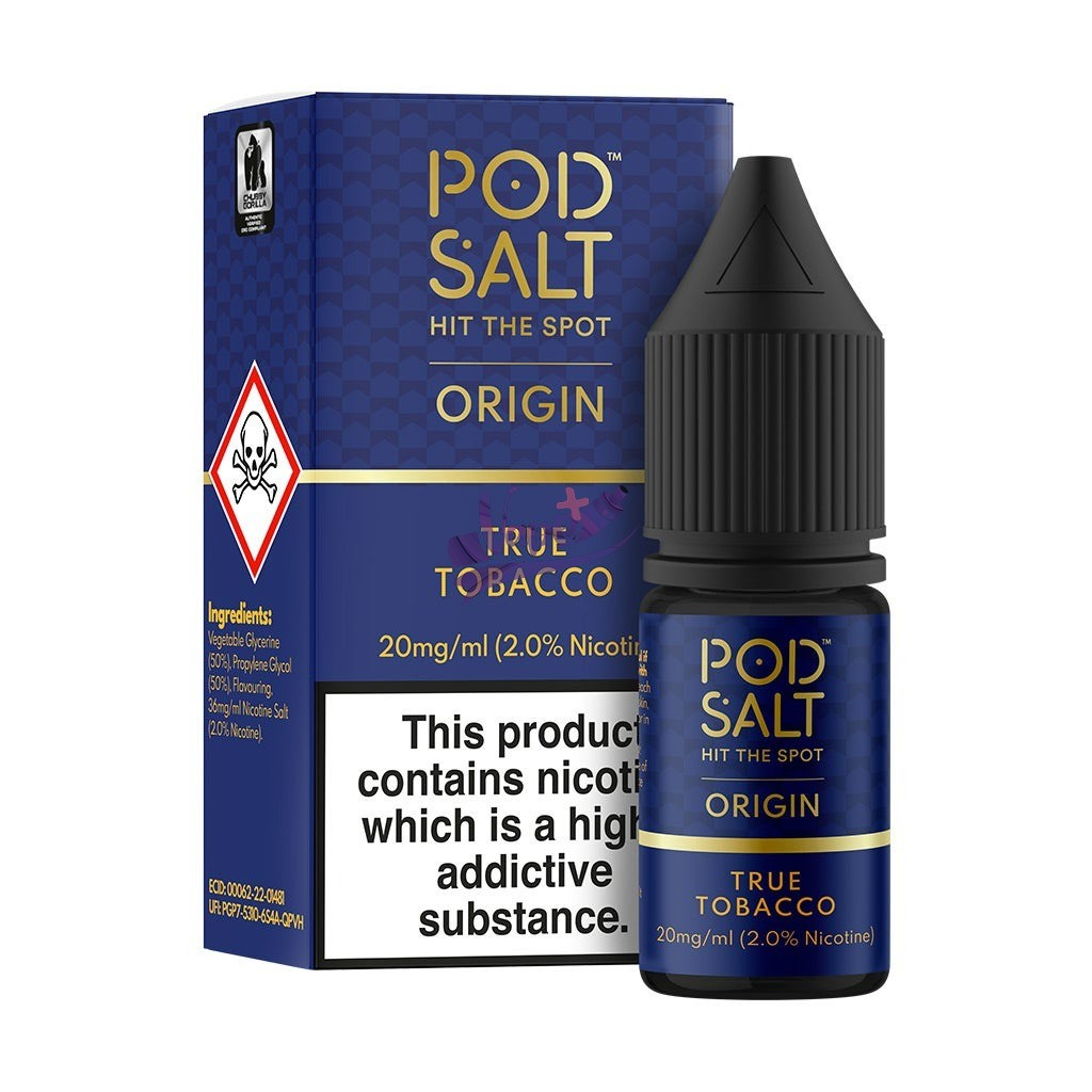 نیکوتین سالت تنباکو پاد سالت ۱۰ میل | POD SALT True Tobacco Salt (10ml) - تصویر 2