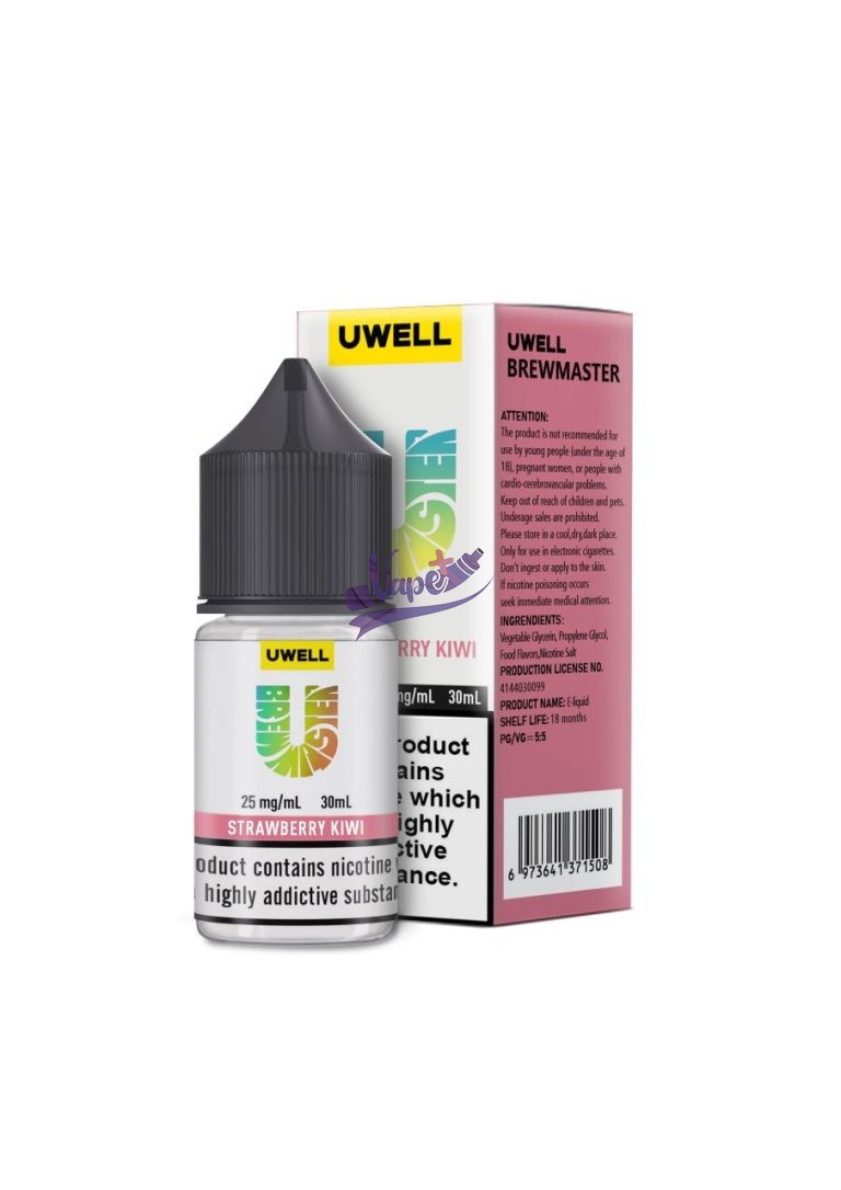 نیکوتین سالت توت‌فرنگی کیوی کمپانی یوول | Uwell Salt Strawberry Kiwi 30ml - تصویر 2