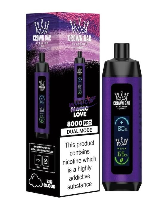 ویپ الفاخر 8000 پاف | Crown Bar ALFAKHER 8000