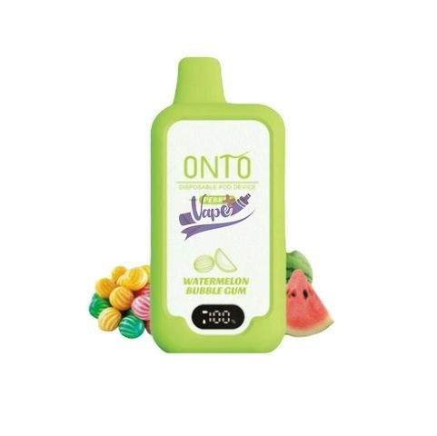 ویپ یکبار مصرف هندوانه آدامس بادکنکی ۱۰,۰۰۰ پاف انتو | ONTO Watermelon Bubble Gum - تصویر 2