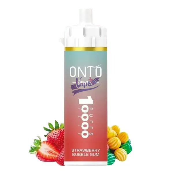 ویپ یکبار مصرف توت فرنگی آدامس بادکنکی ۱۰,۰۰۰ پاف انتو | ONTO Strawberry Bubble Gum1 - تصویر 2