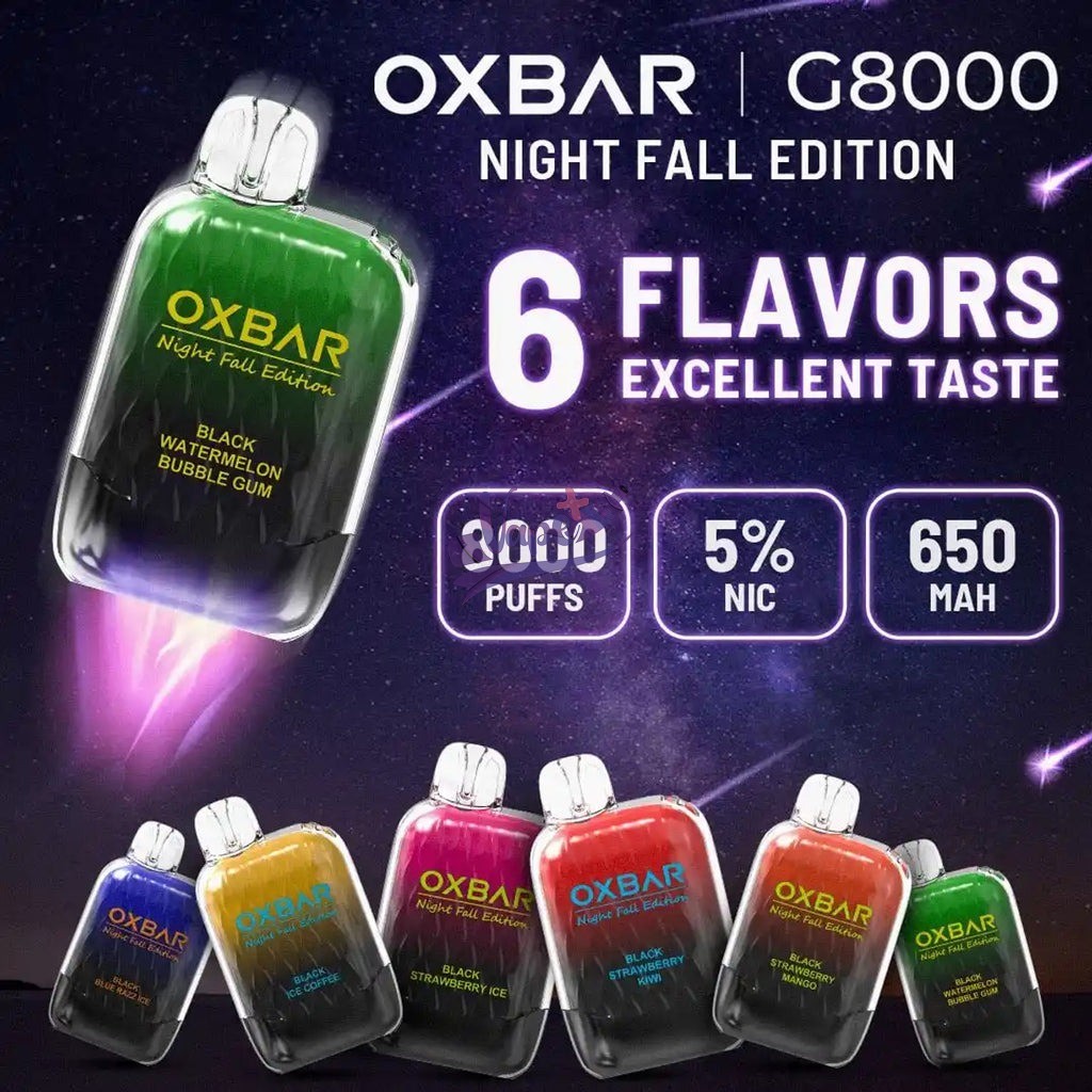 پاد یکبار مصرف 9000 پاف اوکسبار | OXBAR G9000 Night Fall Edition - تصویر 2