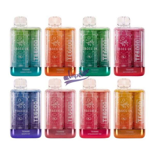 پاد یکبارمصرف الفبار ۶۰۰۰ پاف | ELFBAR TE6000 Puffs Disposable Vape