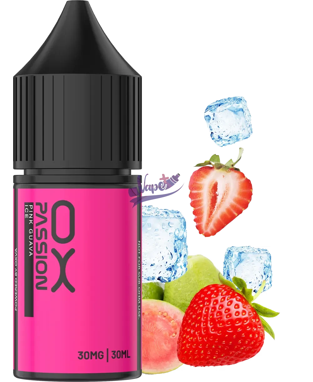 سالت اکسوا توت فرنگی گواوا یخ | Oxva Pink Guava Ice Nic Salt E-Liquid - تصویر 2