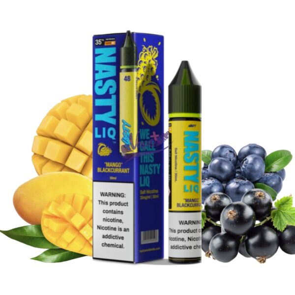 سالت انبه توت سیاه نستی | NASTY LIQ mango blackcurrant