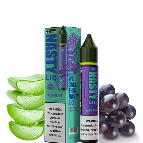 سالت انگور آلوئه ورا نستی | Nasty Liq Aloe Grape