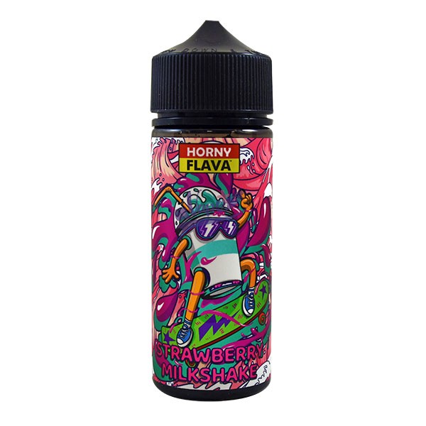 سالت میلک شیک توت‌فرنگی هورنی | Horny Flava Salt Strawberry Milkshake