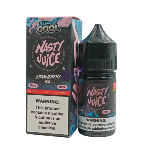 سالت نستی سوپرکول توت فرنگی یخ | NASTY SALT SUPER COOL STRAWBERRY ICE