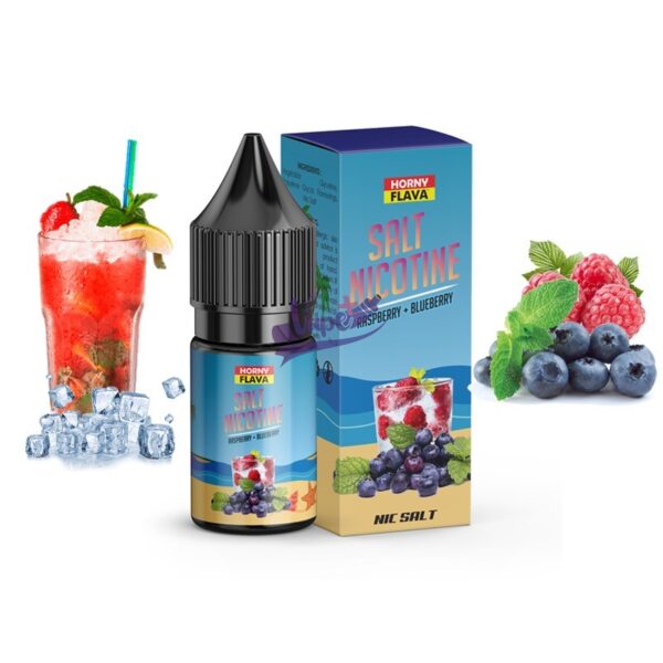 سالت نیکوتین بلوبری رزبری هورنی | Horny Flava Salt Raspberry Blueberry 30ml