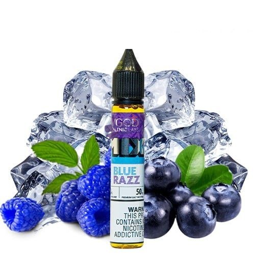 سالت نیکوتین بلوبری تمشک یخ ویگاد | VGOD Mix Iced Blue Razz
