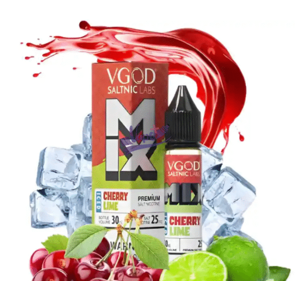 سالت نیکوتین گیلاس لیمو یخ ویگاد | VGOD MIX Cherry Lime Ice Salt