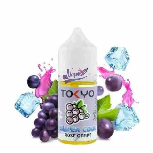 سالت نیکوتین سوپرکول انگور قرمز یخ توکیو | Tokyo Super Cool Rose Grape Salt - تصویر 2