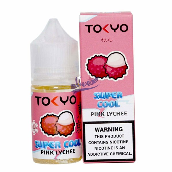 سالت نیکوتین سوپرکول لیچی صورتی و یخ توکیو | Tokyo Pink Litchi Salt 30ML