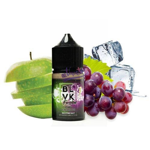 سالت نیکوتین سیب انگور یخ بی ال وی کی | BLVK Salt Plus Grape Apple Ice 30ml - تصویر 2