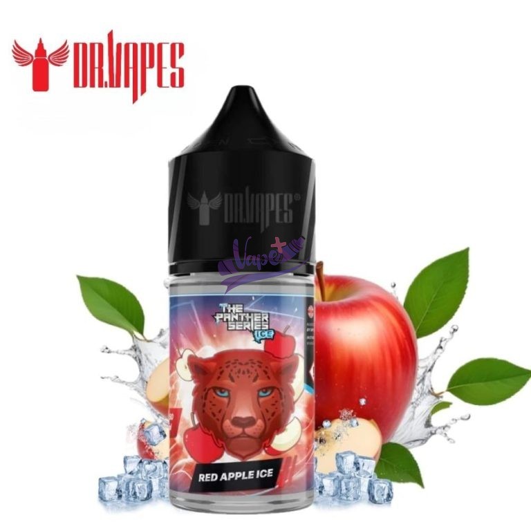 سالت نیکوتین سیب قرمز یخ دکتر ویپ | Dr Vapes Panther Series Red Apple Ice - تصویر 2