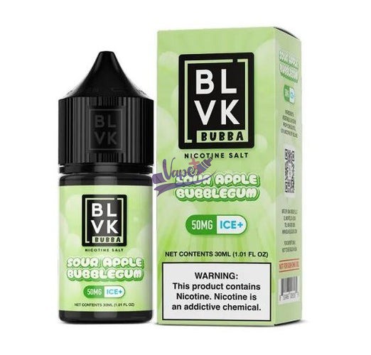 سالت نیکوتین سیب ترش یخ بی ال وی کی | BLVK Salt Sour Apple Ice 30ml - تصویر 2