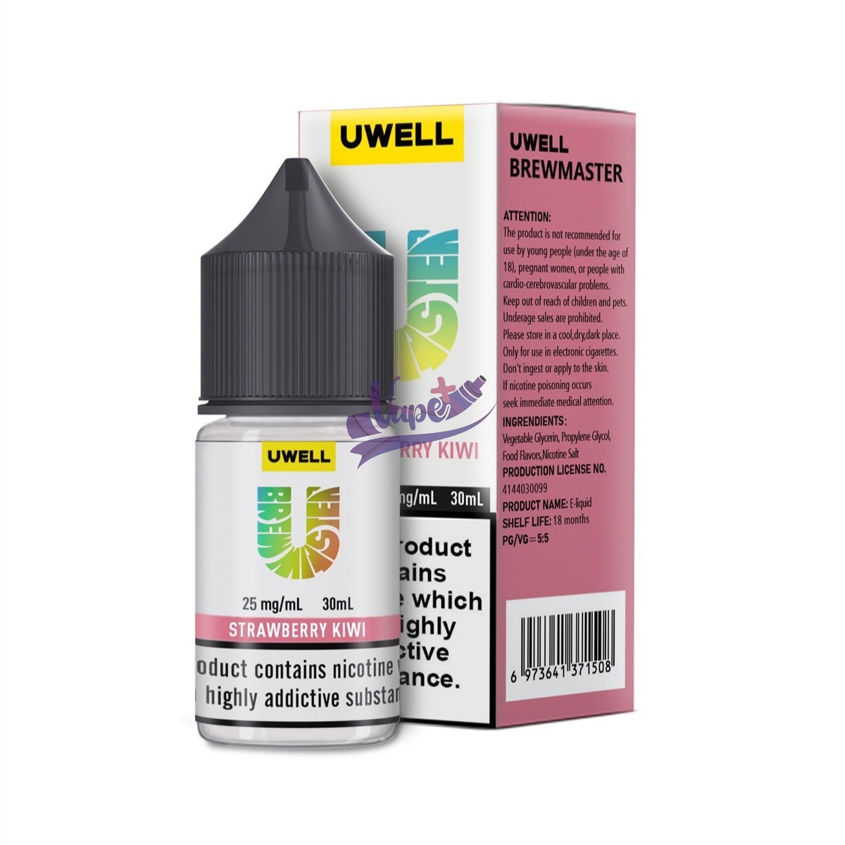 سالت نیکوتین یوول طعم توت فرنگی گیلاس | Uwell Strawberry Cherry Salt (30ml) - تصویر 2