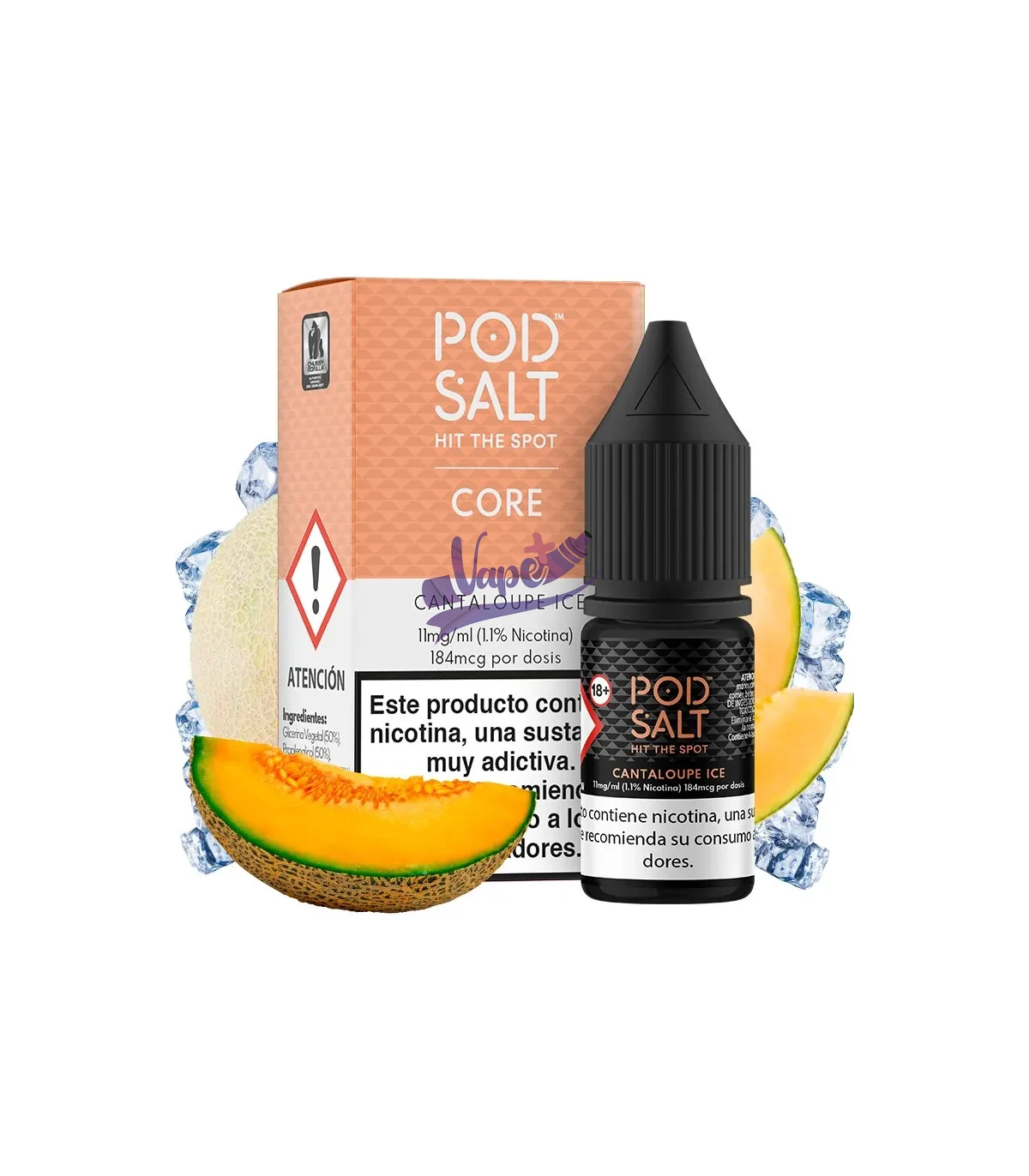 سالت پاد سالت طالبی یخ | Pod salt cantaloupe ice - تصویر 2