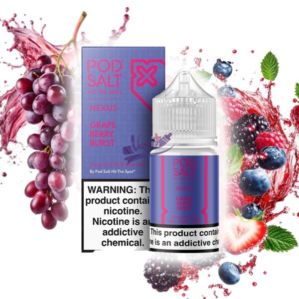 سالت پادسالت انگور بری | pod salt grape berry burst