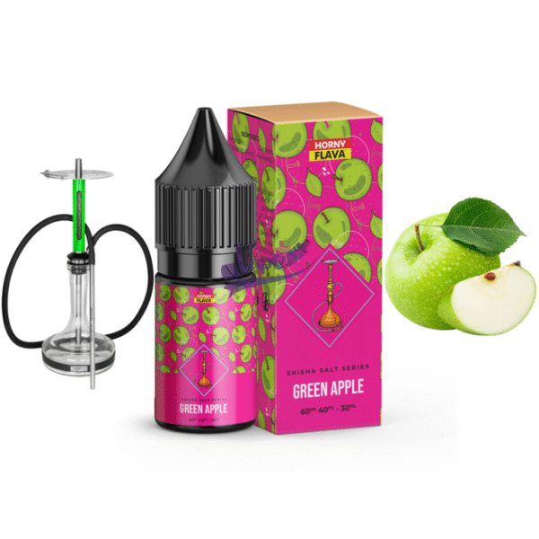 سالت سری قلیانی سیب سبز هورنی | Horny Flava Salt Shisha Green Apple