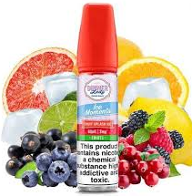 نیکوتین سالت تمشک انگور فرنگی مرکبات دینر لیدی | DINNER LADY FRUIT SPLASH