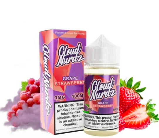 جویس کلود نوردز 100 میل انگور توت فرنگی یخ | CLOUD NURDZ